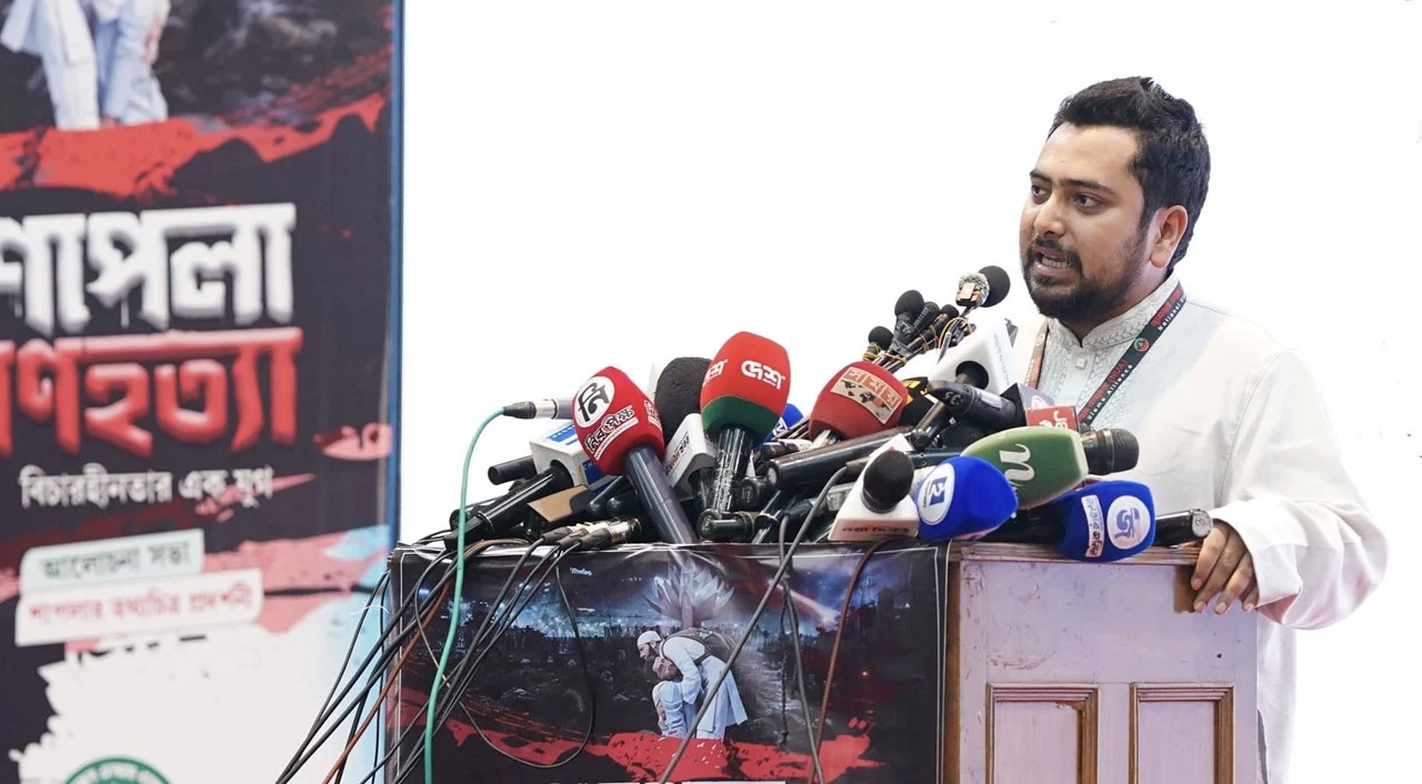 সীমান্তে কাঁটাতারের বেড়া দিয়ে বন্ধুত্ব হয় না: নাহিদ ইসলাম 15398_IMG_2916.jpeg
